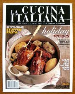   La CUCINA ITALIANA Magazines 2010 2011 Premier Food & Cooking Magazine