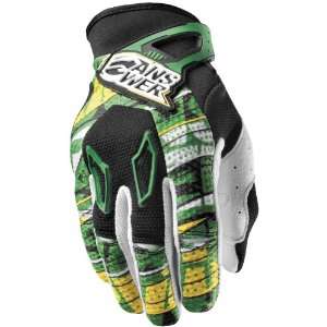  Answer Racing Alpha Air Gloves   2011   Small/Yellow/Green 