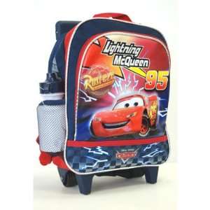  Disney Pixar Cars Roller Luggage Backpack for Children 