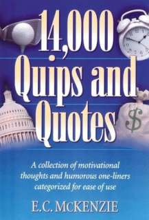   14,000 Quips and Quotes by E. C. McKenzie 