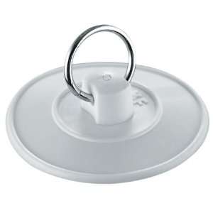  Waxman 7513000N Basin Stopper With Ring, White