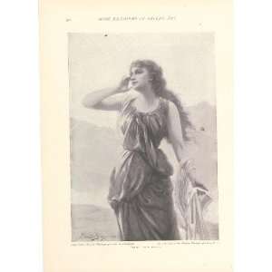  1896 Print Echo by Edouard Bisson 