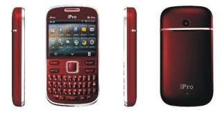   SIM QUAD BAND FM TV UNLOCKED GSM MOBILE CELL PHONE i6PRO RED  