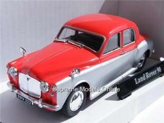 ROVER 90 P4 CAR 1/43RD SCALE MINT BOXED SILVER & RED  