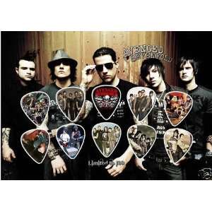  Avenged Sevenfold Guitar Pick Display Limited To 100 