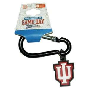  NCAA Indiana Hoosiers PVC Carabiner Keychain Sports 