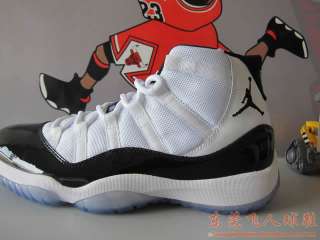 Nike AIR JORDAN 11 Basketball Man Shoes Retro Concord Black & White 