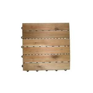   Friendly Acacia Hardwood / 6 Slats / Box of 20 Tiles
