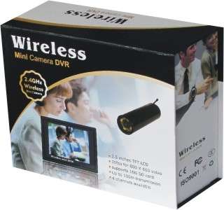   wireless bullet camera high video and audio with 3.5 screen receiver