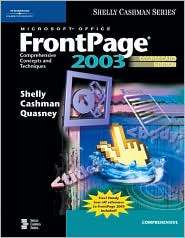 Microsoft Office FrontPage 2003 Comprehensive Concepts and Techniques 