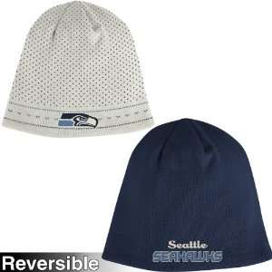 Reebok Seattle Seahawks Womens Reversible Knit Hat   Exclusive 