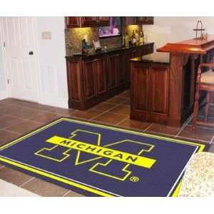  Michigan Wolverines 5X8 ft Area Rug Floor/Door Carpet/Mat 