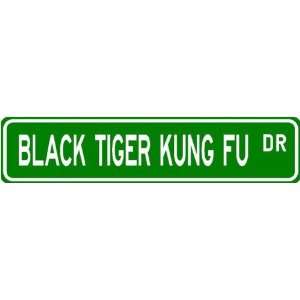  Black Tiger Kung Fu Street Sign ~ Martial Arts Gift 