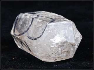 126g / 3.3 SKELETAL Castle Clear QUARTZ Crystal   