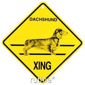 Dachshund Dog Crossing Xing Sign New  