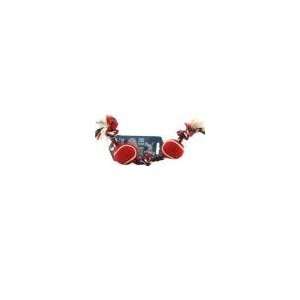  Red Rover Rope & Tennis Ball with Knots Small (Red) by 