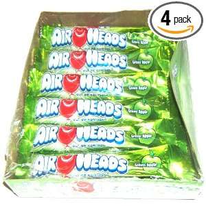 AIR HEADS Green Apple, 36 Count (Pack of 4)  Grocery 