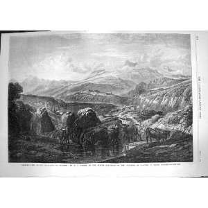   1868 Morning View Highlands Braemar Scotland Mountains