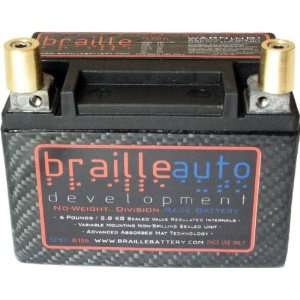 Braille B106C 6 lb Carbon Fiber Race Battery, 527 pulse cranking amps 