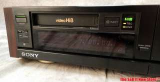 SONY EV S3000 Hi8 VIDEO CASSETTE RECORDER/EDITOR VCR HIGH DEF TAPE VHS 