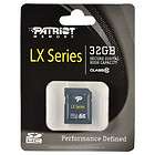 Patriot PSF32GSDHC10 32GB LX Series Class 10 SDHC Flash Card