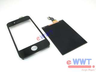 for Apple iPhone 4 4G LCD Screen + Touch Digitizer Black Repair Fix 