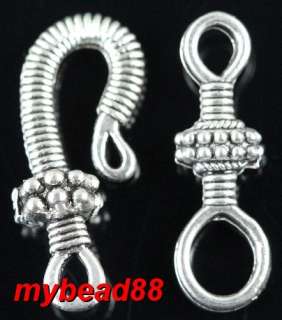 20set tibetan silver clasps 25mm  