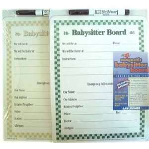  8.5x11 WIPE OUT MAGNETIC BABYSITTER BOARD IN BEIGE BY DAY 