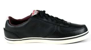 True Religion Jeans brand Sneakers ACE low Leather Black shoes  