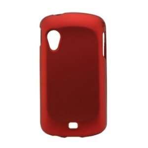   RRD Rubberized Red Snap On Cover for Samsung SCH i405