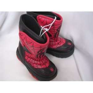  Spiderman Boys Winter Boots ; Size 7/8 