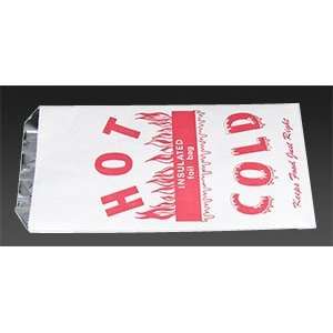  Insulated Foil Take Out Bag for Hot / Cold Food   Quart 