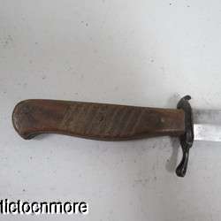 WWII GERMAN PARATROOPER LUFTWAFFE TRENCH BOOT KNIFE DAGGER & SCABBARD 