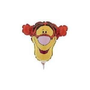  4 Airfill Winne Pooh Tigger Head   Mylar Balloon Foil 