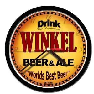  WINKEL beer and ale cerveza wall clock 