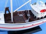 Fine Catch 17 Wood Fishing Boat Model Nautial Decor  