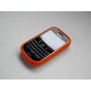 Premium (ORANGE) Silicone Soft Skin Case Cover for RIM Blackberry 9000 