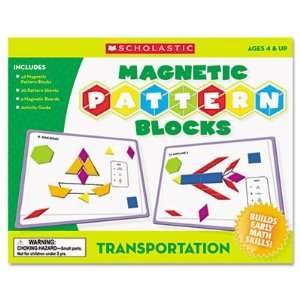  Scholastic Magnetic Pattern Blocks SHS0545119367 Toys 