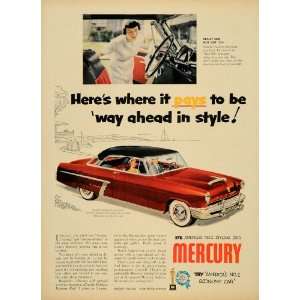   Ad Ford Mercury Mobil Gas Economy Run Car Awards   Original Print Ad