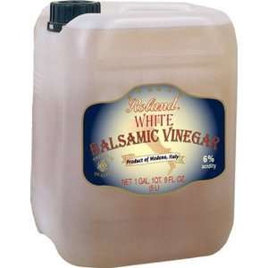 Roland Balsamic Vinegar, White, 6% Acidity, 1 Gallon 1 Qt. 9 Fl oz.