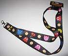 New Pac Man Neck Strap ID Lanyard Gift Ghosts Blinky Pinky Arcade 
