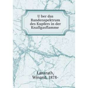   des Kupfers in der Knallgasflamme Winand, 1878  Lanzrath Books
