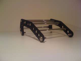 Bumper shown with flat black powder coated side plates with full 