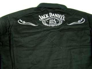 Mens Wrangler Jack Daniels Long Sleeve Western shirt NWT Tall Size LT 