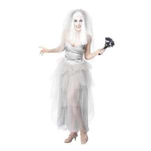  Smiffys Corpse Bride Bouquet Black And Grey Ladies Toys 