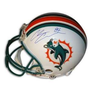  Chris Chambers Autographed/Hand Signed Miami Dolphins Full 
