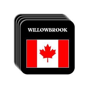  Canada   WILLOWBROOK Set of 4 Mini Mousepad Coasters 