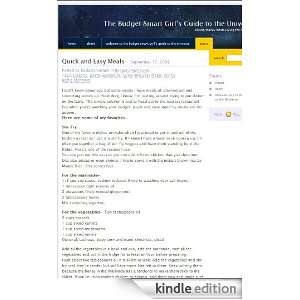  Girls Guide to the Universe Kindle Store The Budget Smart Girls