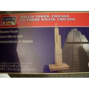  Art Mind Wooden Puzzle   Willis Tower, Chicago Artminds 