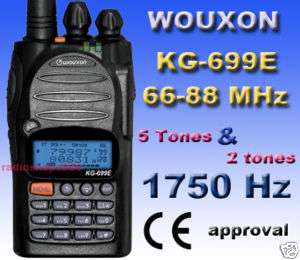 WOUXUN KG 699E 66 88Mhz + 1750Hz FM Radio CE KG 689   